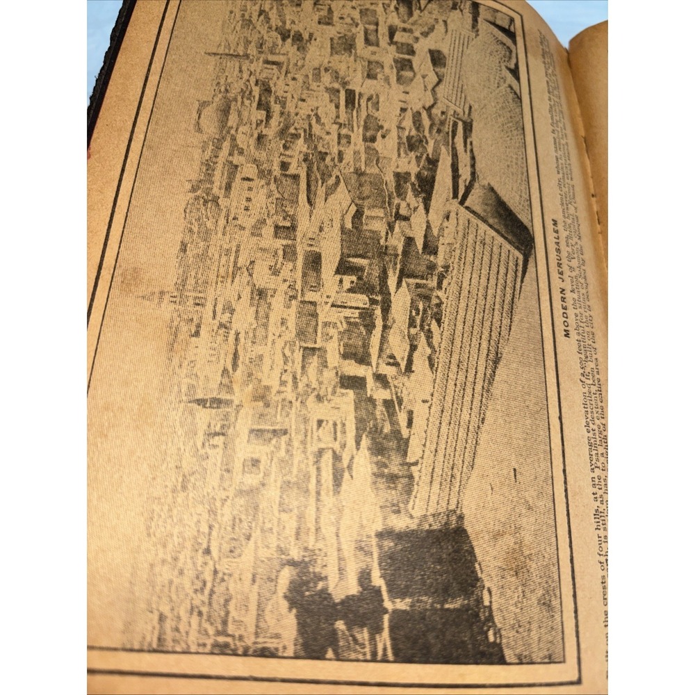 Rare 1920s - 30's Self Pronouncing KJV Holy Bible Red Edges Study Reference - Picture 5 of 15